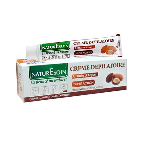 NaturEsoin Crème Dépilatoire à l'Huile d'Argan - 50ml
