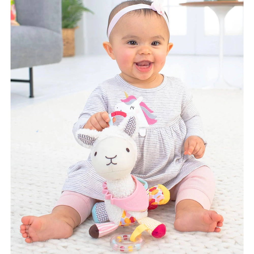 Skip Hop Jouet d’Éveil Bandana Buddies 0M+ - Lama