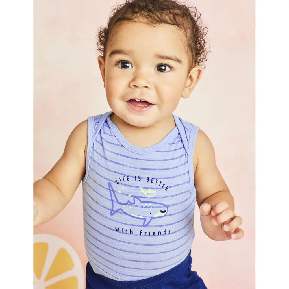 Ensemble de 3 Pièces Carter's - Baleine Bleu