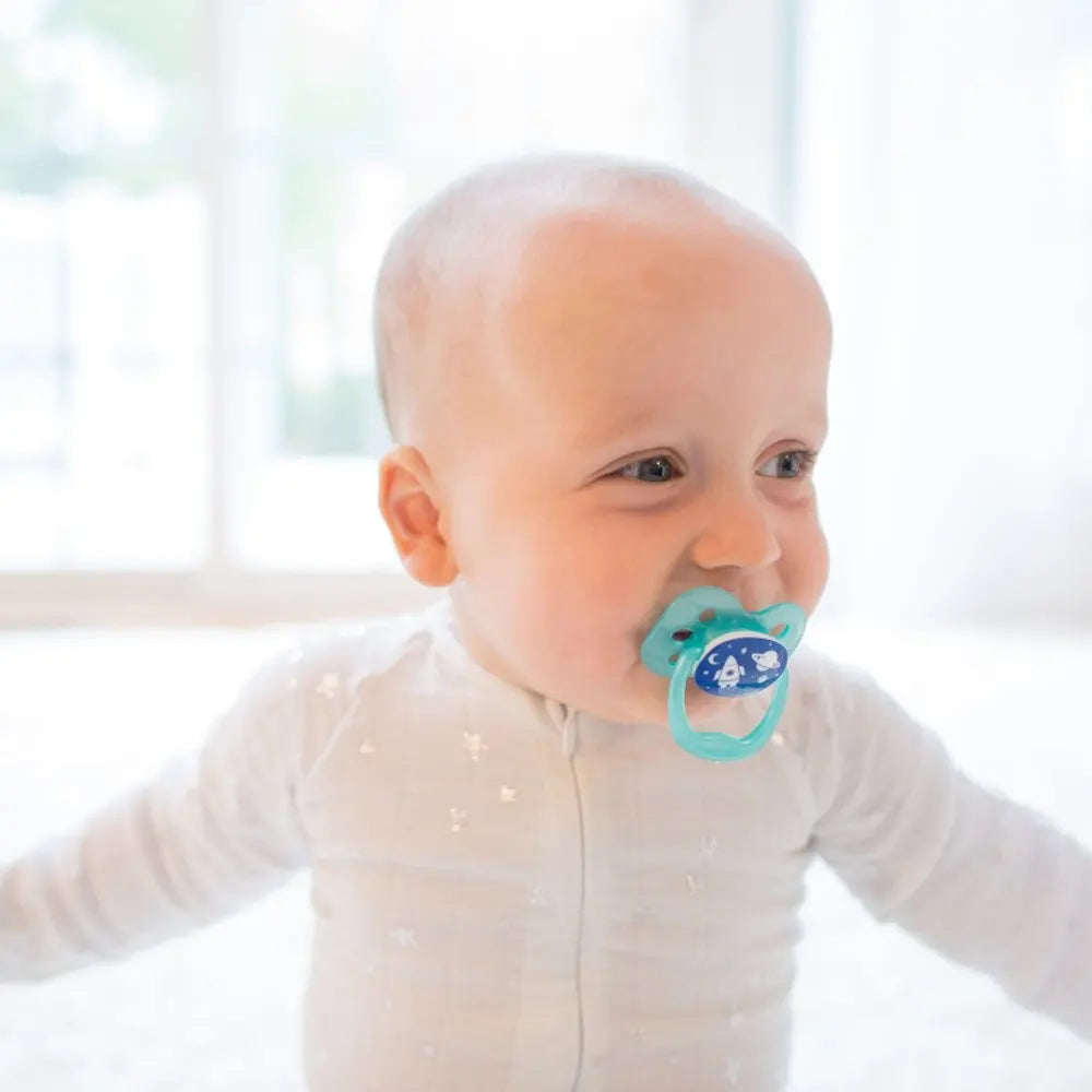 د. براونز مجموعة من قطعتين من لهاية أدفانتج من 0 إلى 6 أشهر - أزرق و أخضر