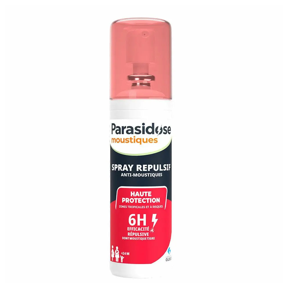 Parasidose Gilbert Spray Répulsif Anti-Moustique 24M+ - 100ml