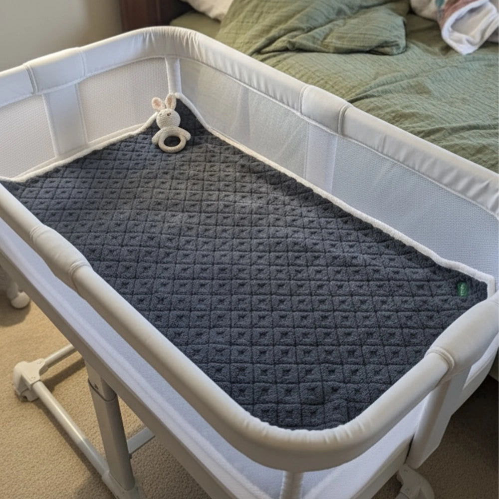 Babymat Couverture d'Hiver 100x100 cm - Losange Grise