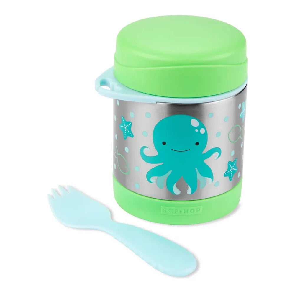 Skip Hop Thermos Isotherme en Acier Inoxydable Zoo 325ml - Octopus