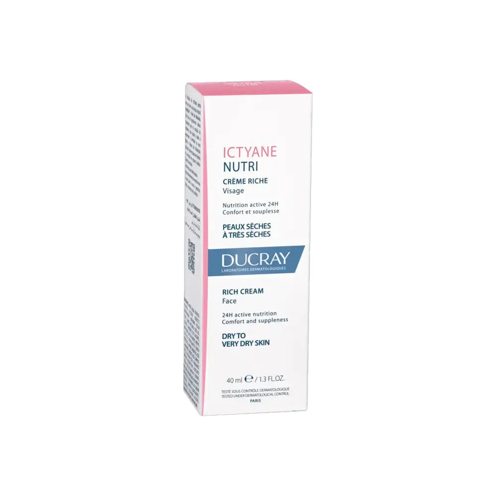 Ducray Ictyane Nutri كريم غني للوجه 40مل