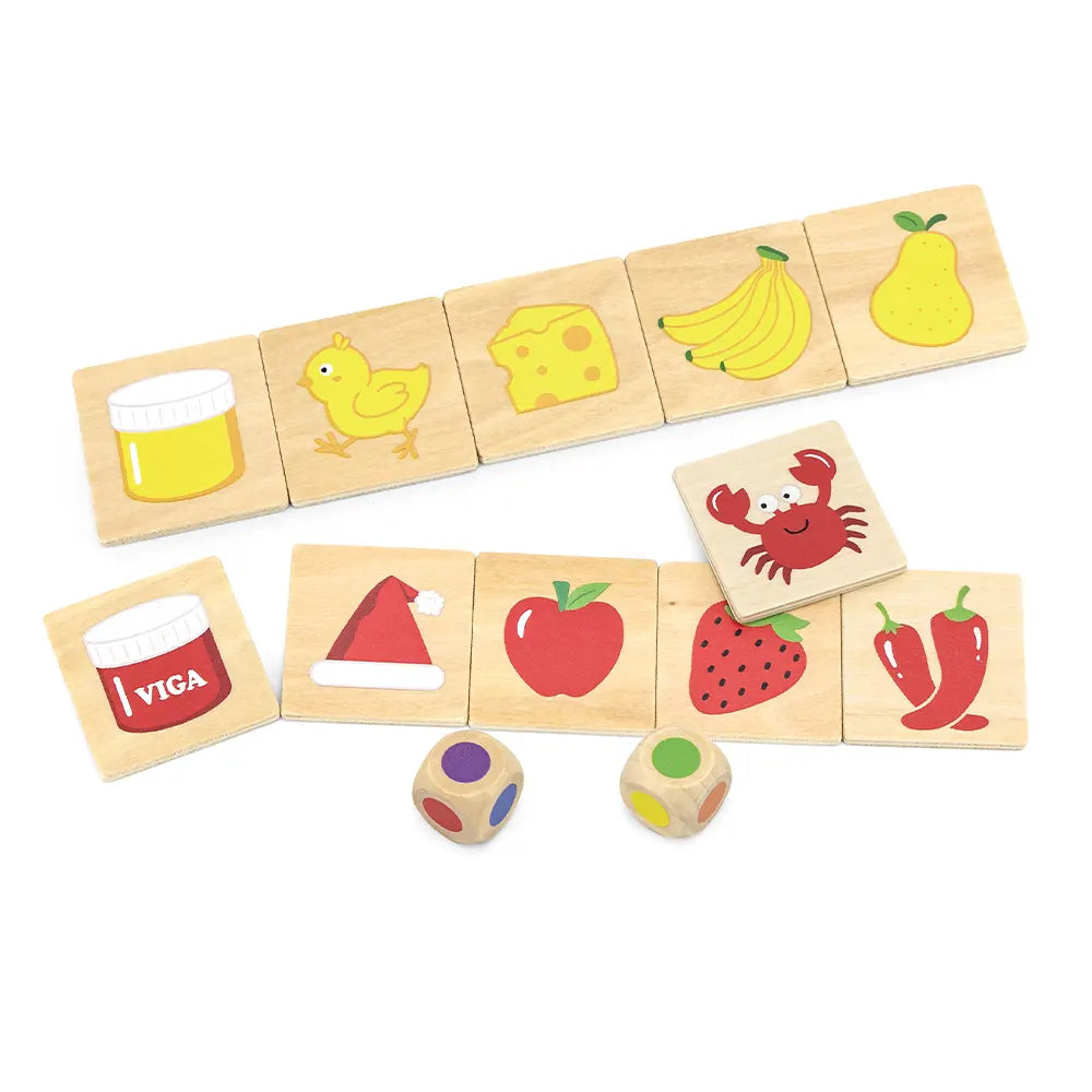 Viga Toys Ensemble de Puzzle d'Apprentissage Couleurs 3A+