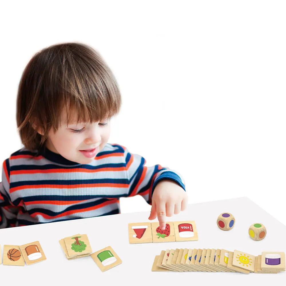 Viga Toys Ensemble de Puzzle d'Apprentissage Couleurs 3A+