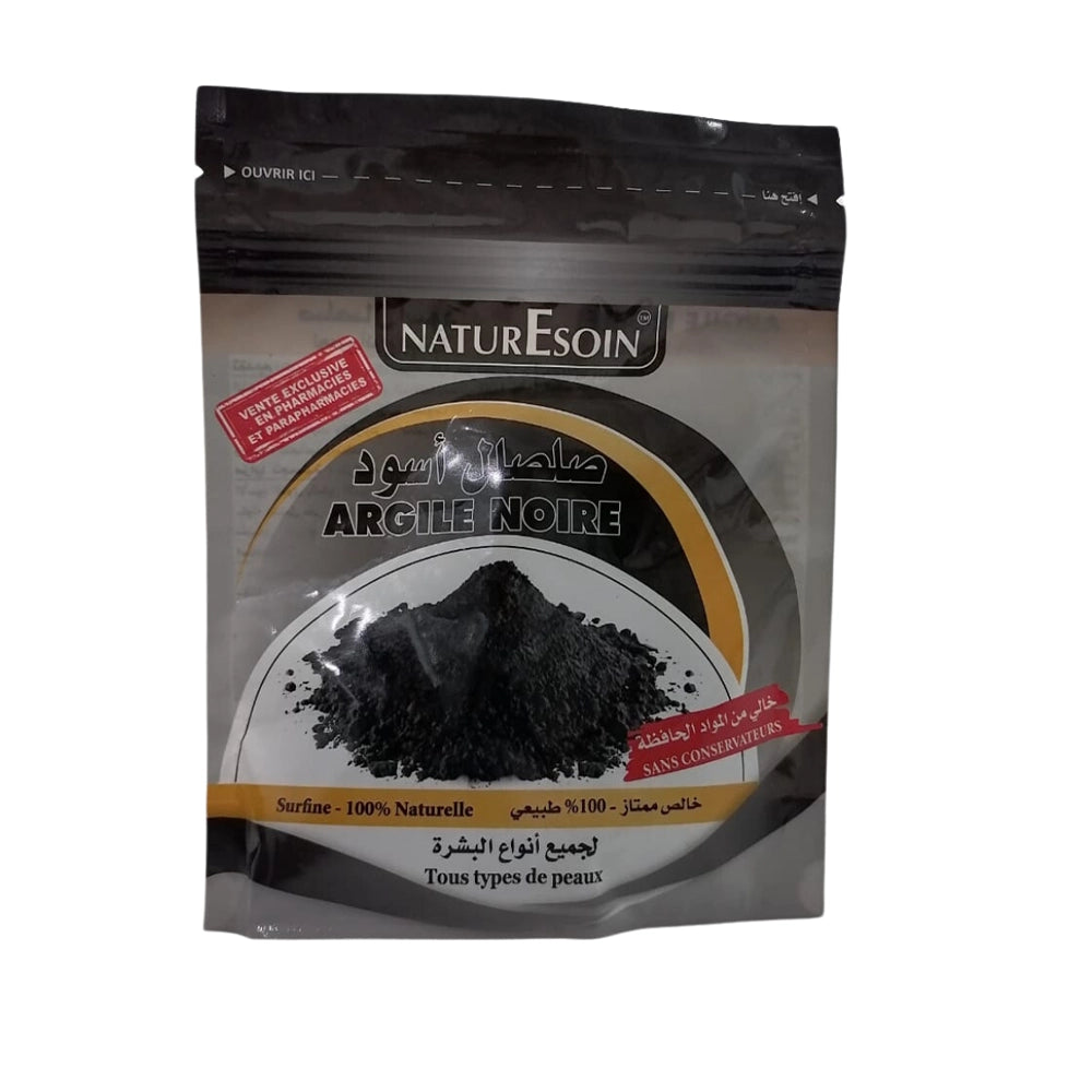 Nature Soin Argile Noir Sachet 100g