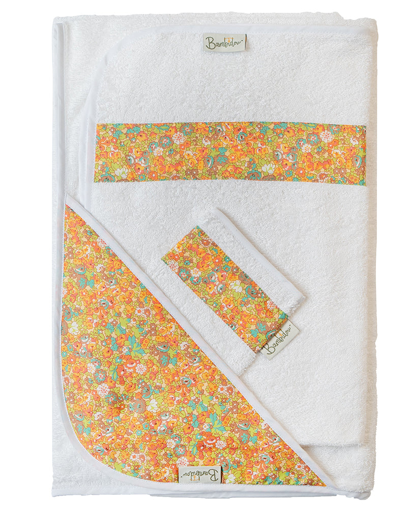 Bambidou Set de Bain - Liberty Orange Emma