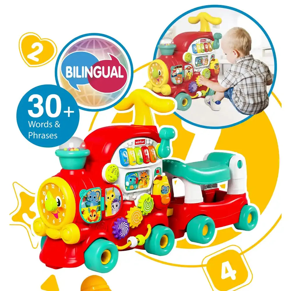 Winfun Train Trotteur d’Aventure 4 en 1 - 12M+