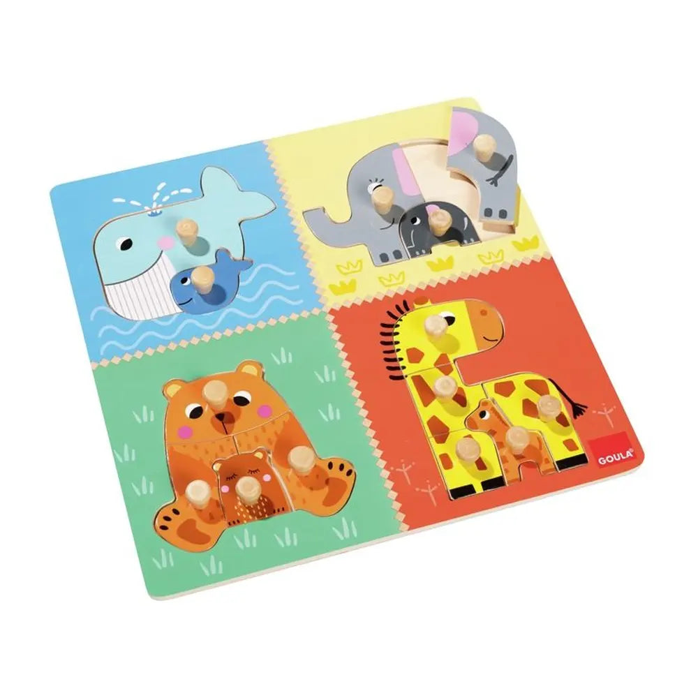 جولا لعبة تركيب الأم وطفلها - سنتان فما فوق