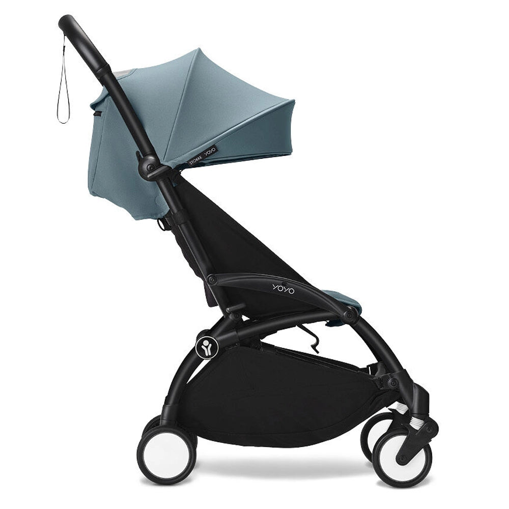 Poussette Stokke® YOYO³ Cadre Noir 6M+ - Aqua