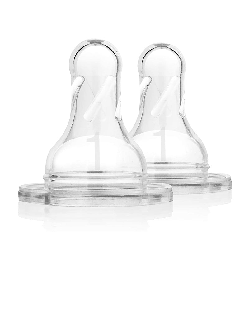 Dr. Brown's Pack of 2 Narrow Neck Teats L1 0M+