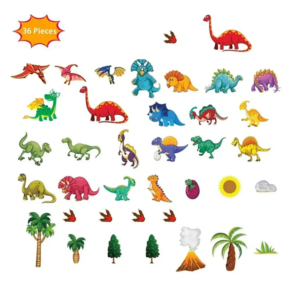 Educational Felt Wall Hanging – Dinosaur Theme