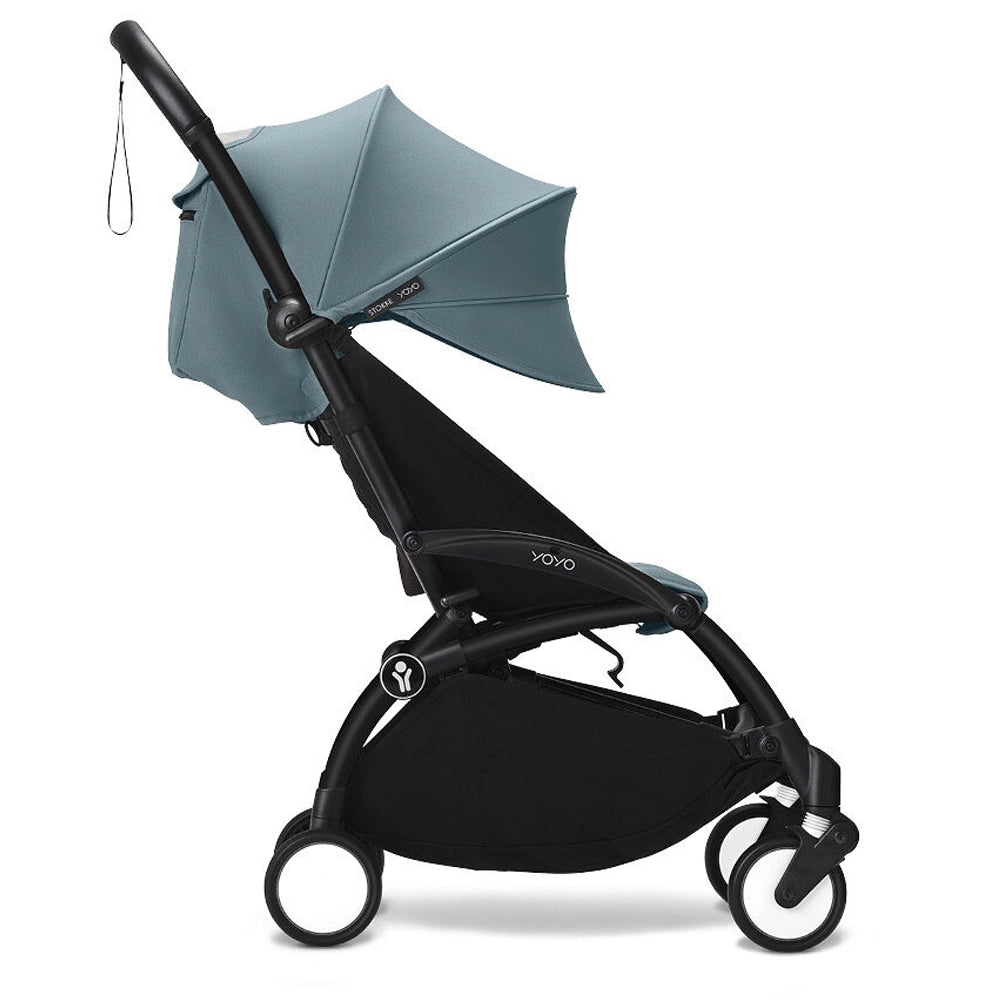 Poussette Stokke® YOYO³ Cadre Noir 6M+ - Aqua