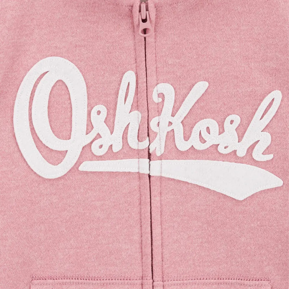 Sweat Zippée en Molleton OshKosh - Rose