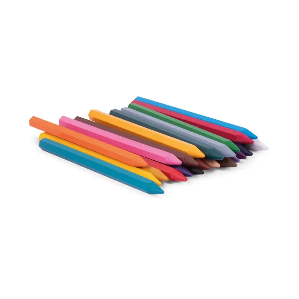 Jovi Pochette de 24 Crayons de Couleur en Plastique