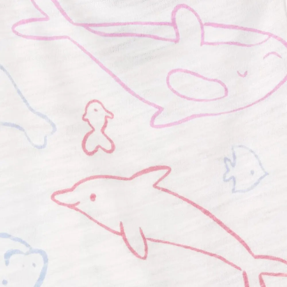 Ensemble de 3 Pièces Carter's - Baleine Violet & Blanc