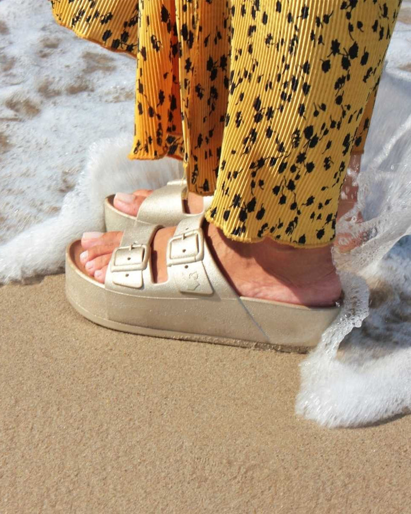 Cacatoès Sandales Metallic - Gold