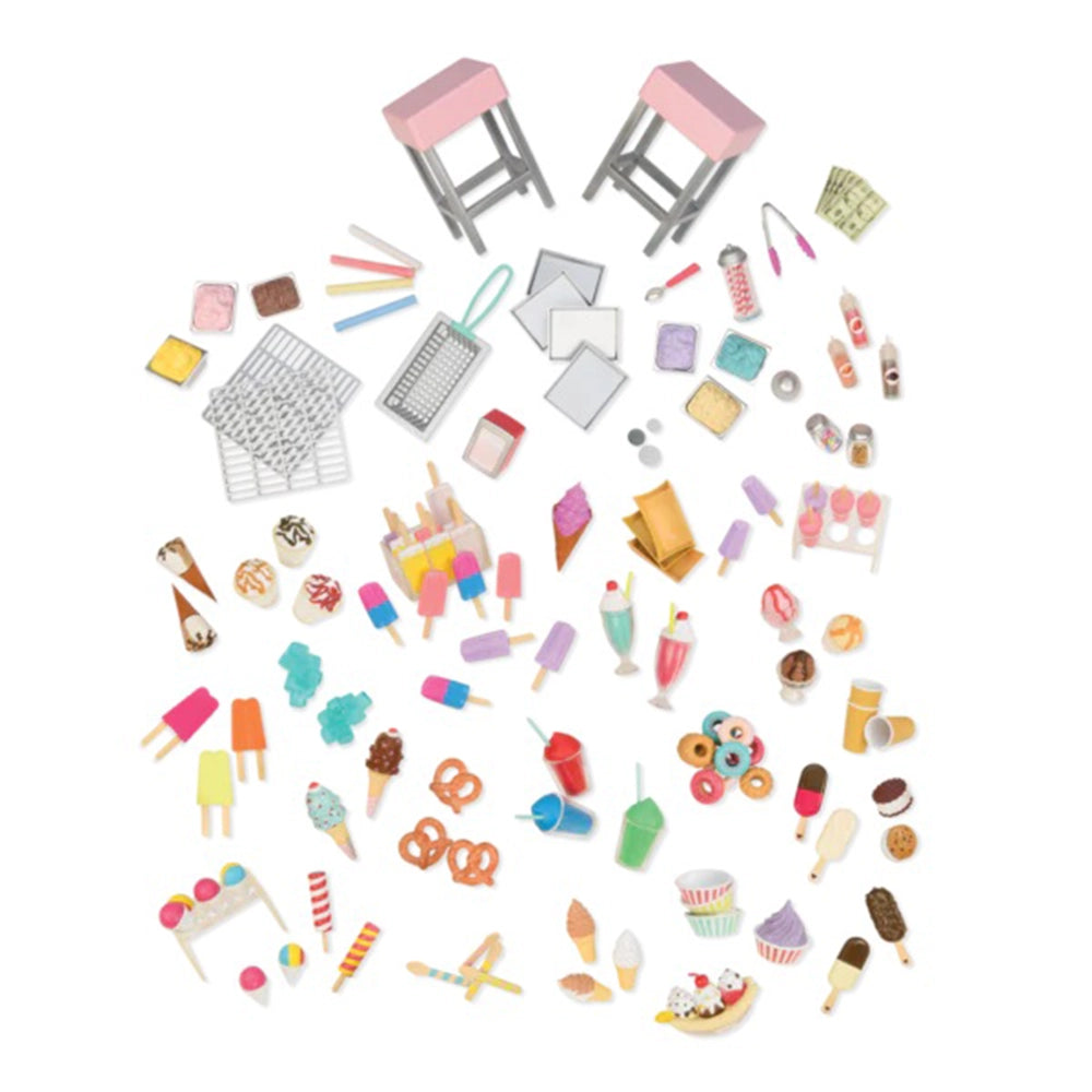 Our Generation Véhicule de Crème Glacée pour Poupées 46cm 3A+ - Sweet Stop Vert