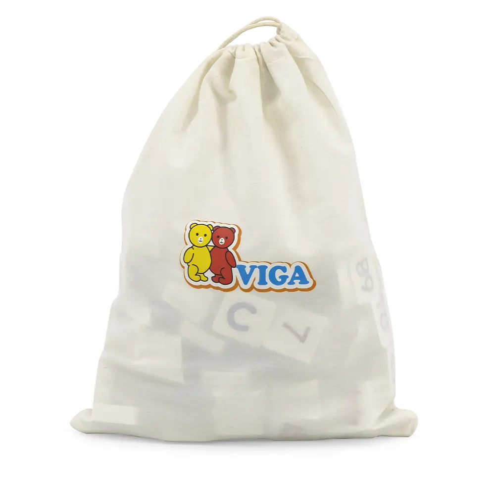 Viga Toys Tablero de Aprendizaje de Matemáticas y Alfabeto 3A+