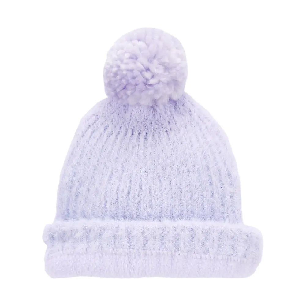 Bonnet à Pompon pour Bébé Carter's - Lavande