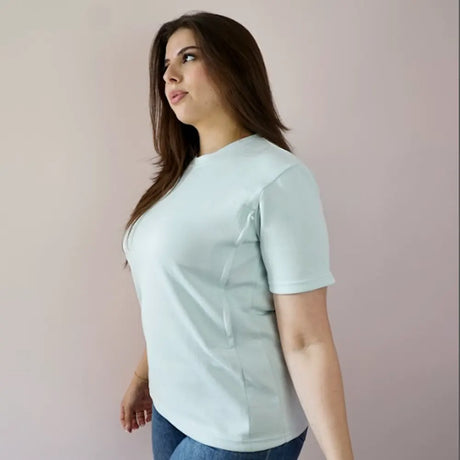 Bambidou Camiseta de Lactancia - Verde Menta