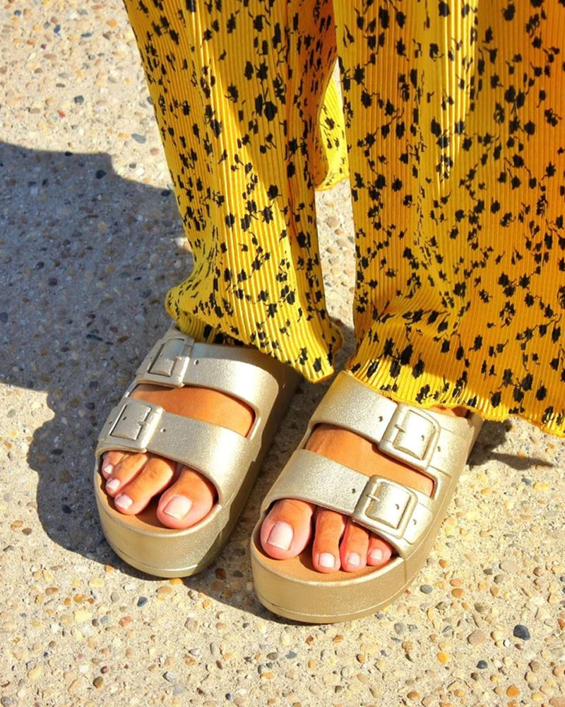 Cacatoès Sandales Metallic - Gold