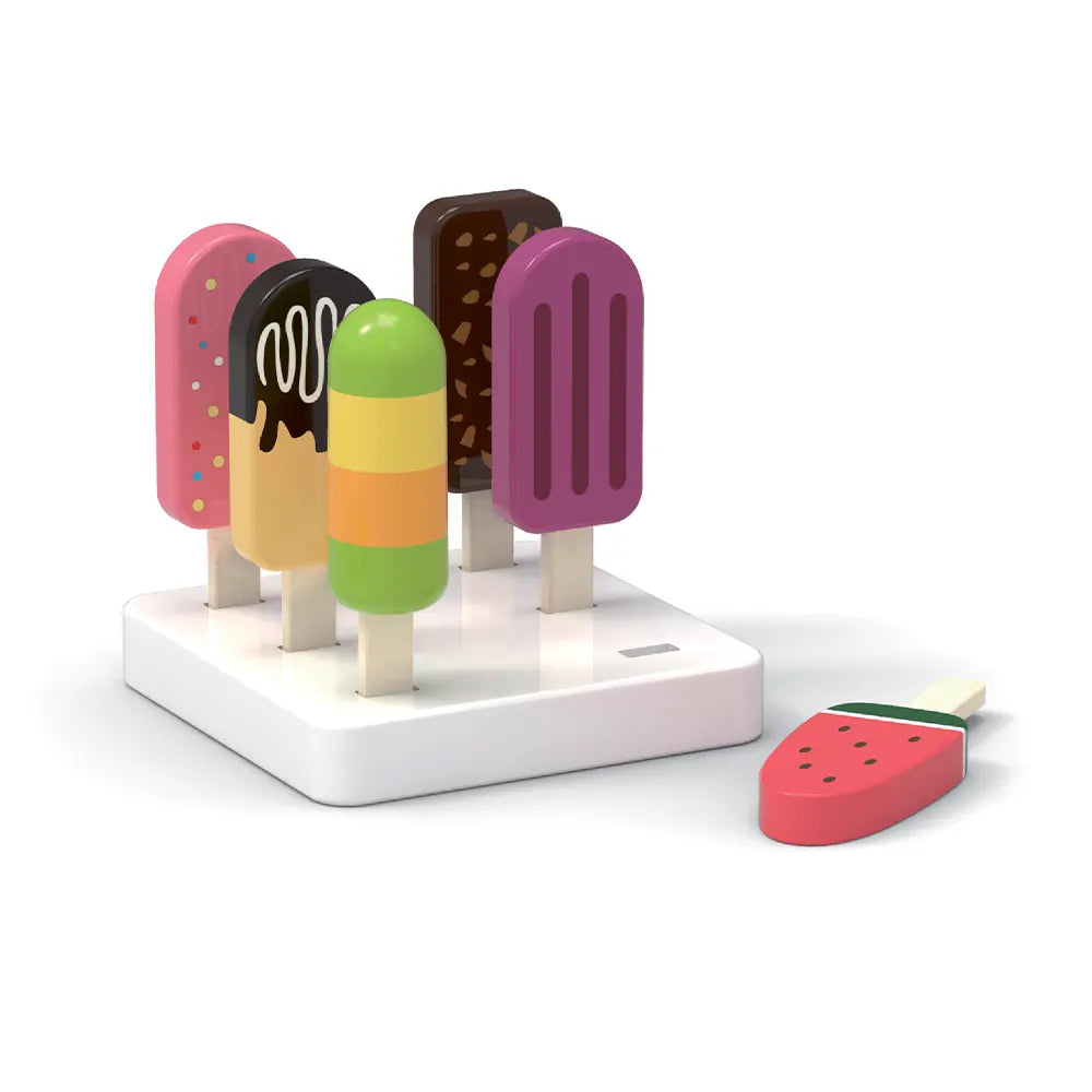 Viga Toys Set de 6 Helados de Madera 3A+