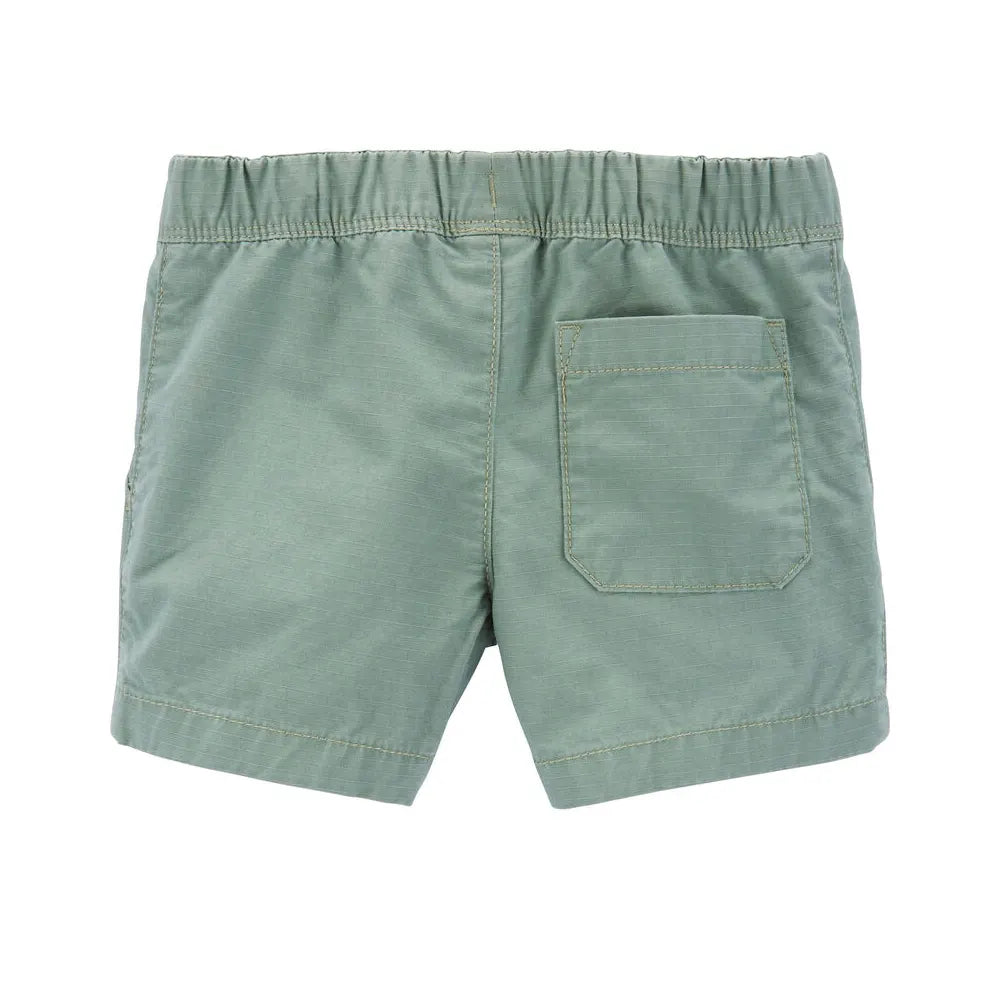 Short en Toile à Enfiler Carter's - Vert