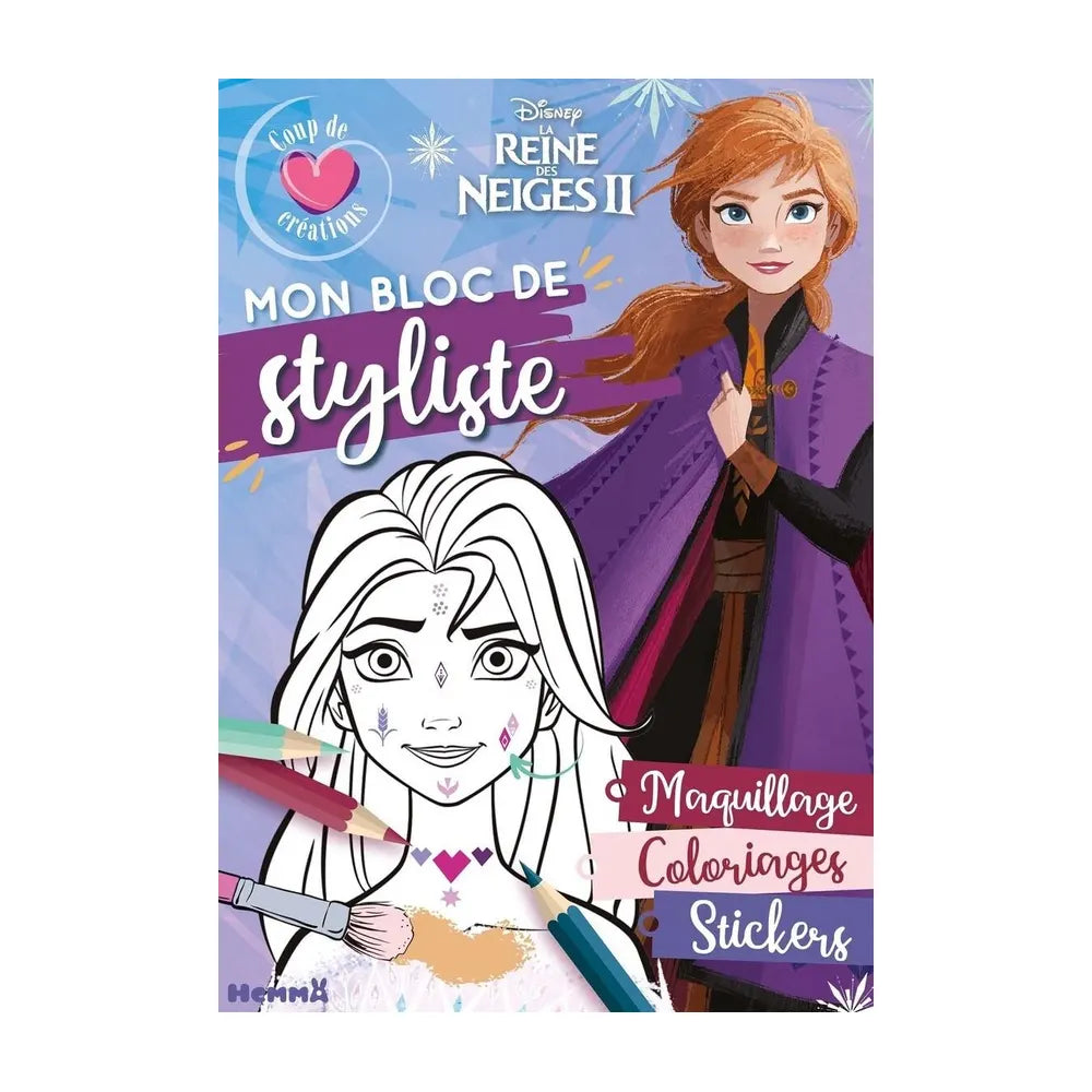 Mon Bloc de Styliste – La Reine des Neiges 2 Créations