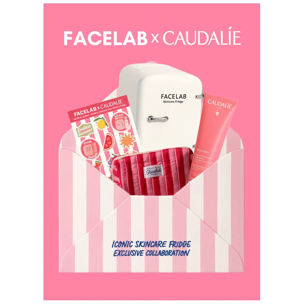فيس لاب x كودالي ثلاجة مستحضرات العناية بالبشرة أبيض + هدايا!