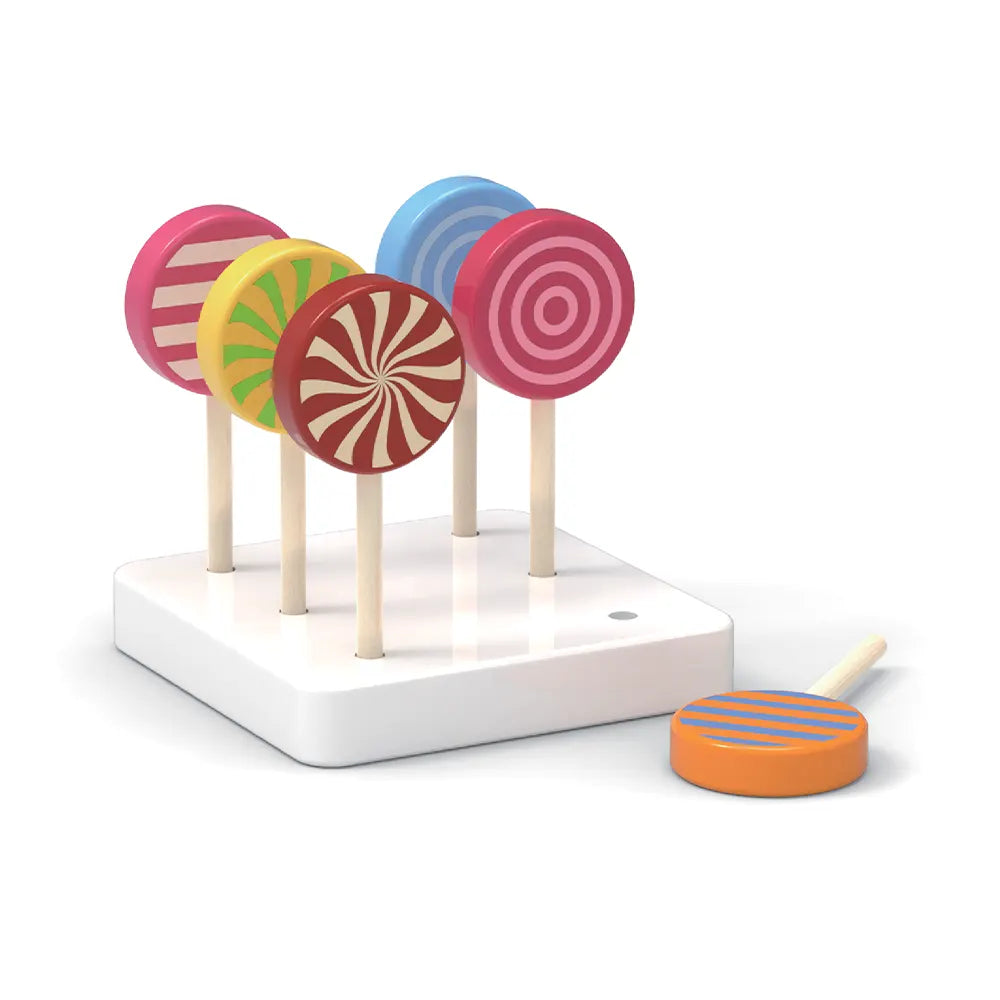 Viga Toys Set de 6 Chupetes de Madera 3A+