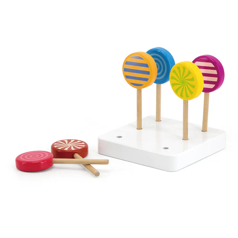 Viga Toys Set de 6 Chupetes de Madera 3A+