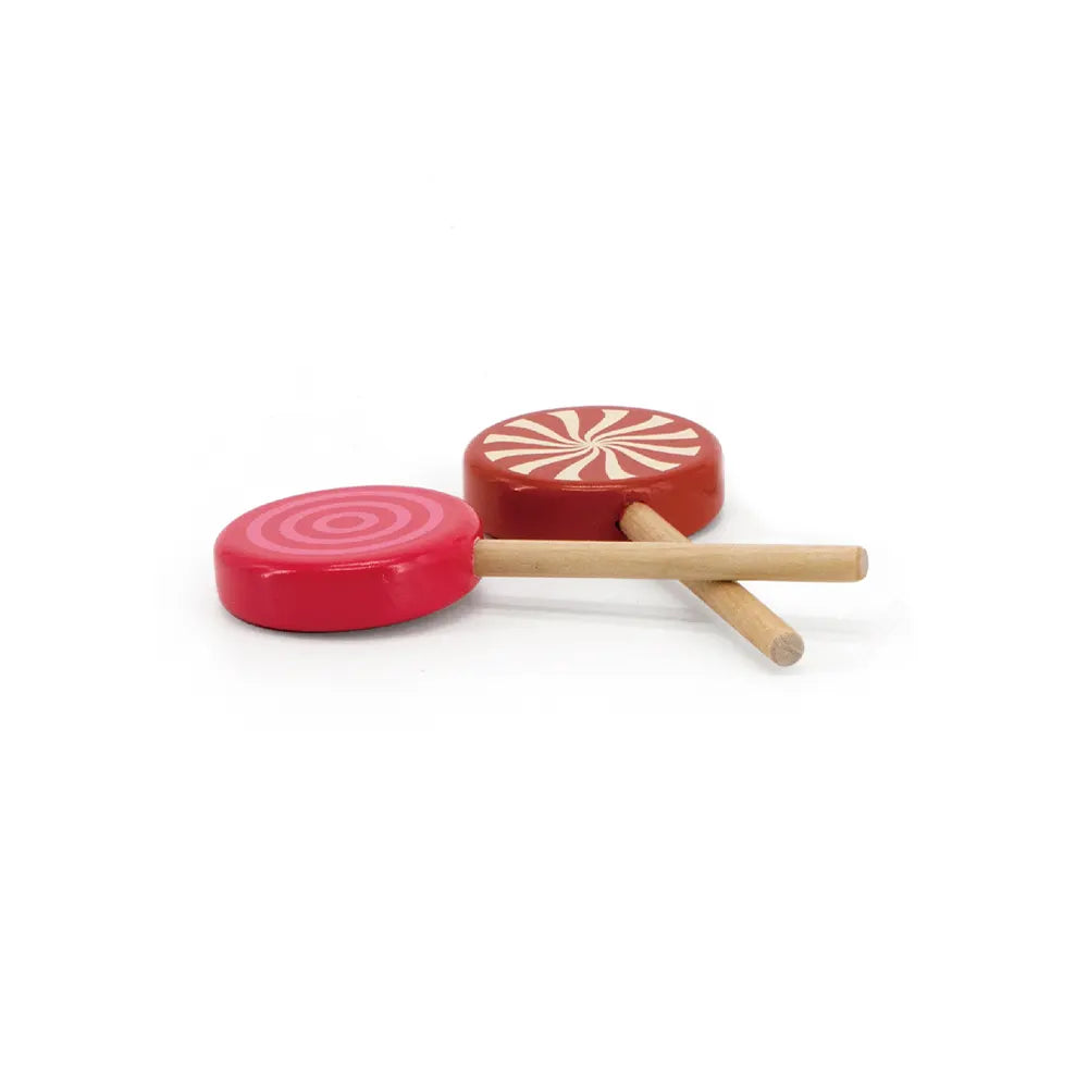 Viga Toys Set de 6 Sucettes en Bois 3A+