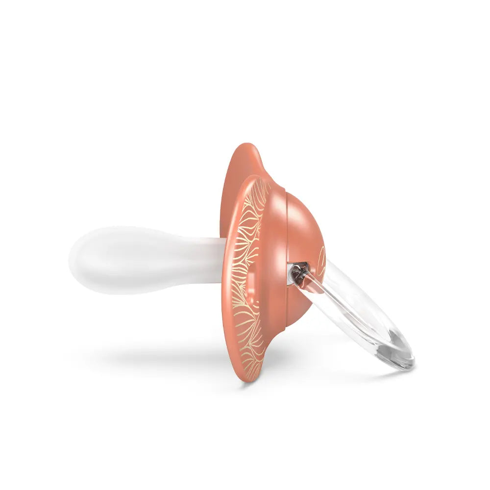 Suavinex Sucette Premium Silicone SX Pro orange & doré - 18M+