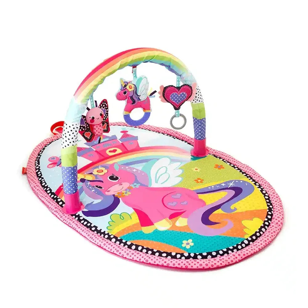 Infantino Tapis d’Éveil Licorne Rose – 0M+