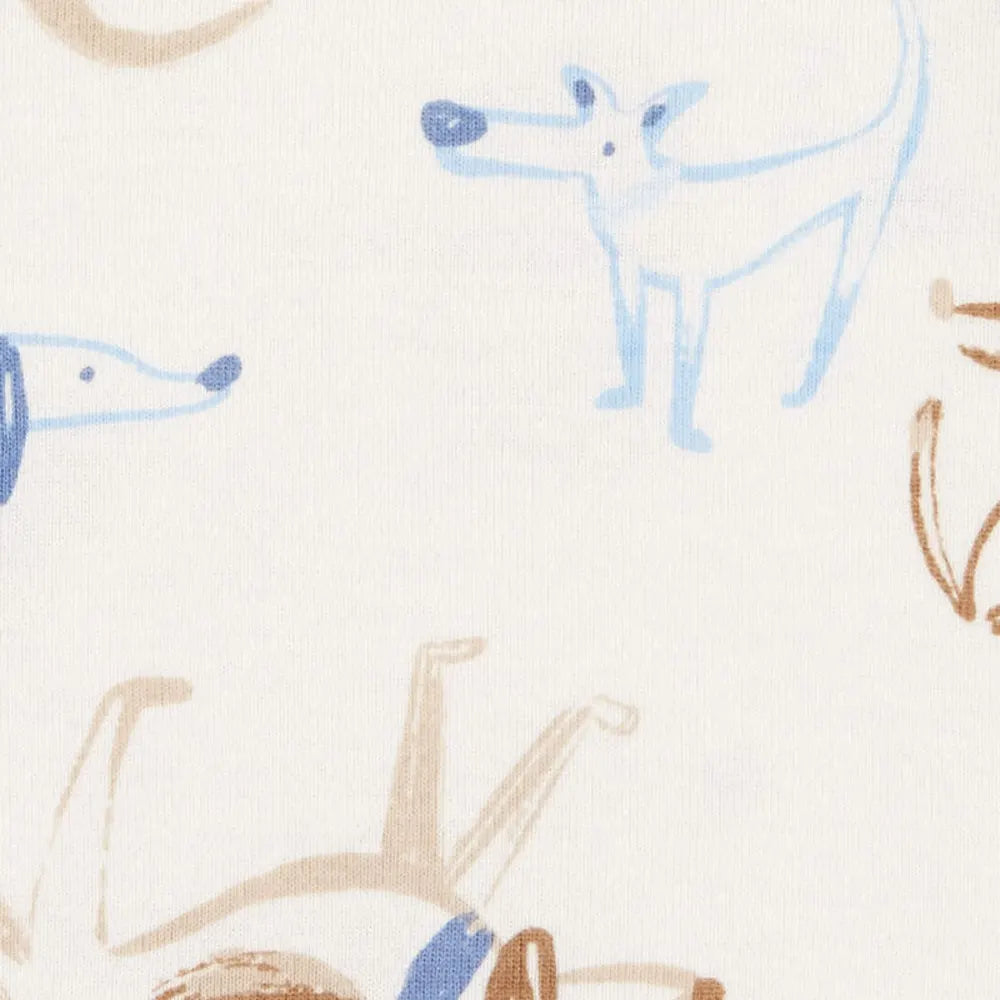 Pack de 6 bodis de manga larga Carter's - Perro