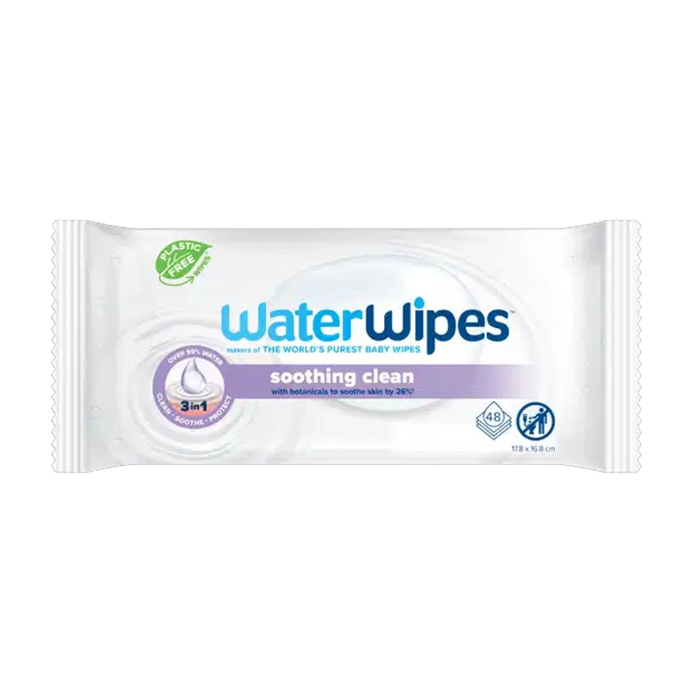 Lingettes Bébé WaterWipes Apaisante Nettoyante Extrait De Lavande x48