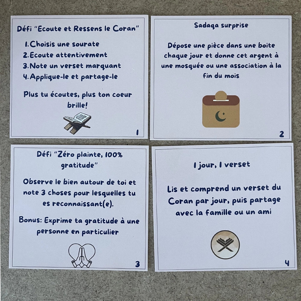 بطاقات الأعمال الصالحة - خاصة بسن 12 عاماً فما فوق