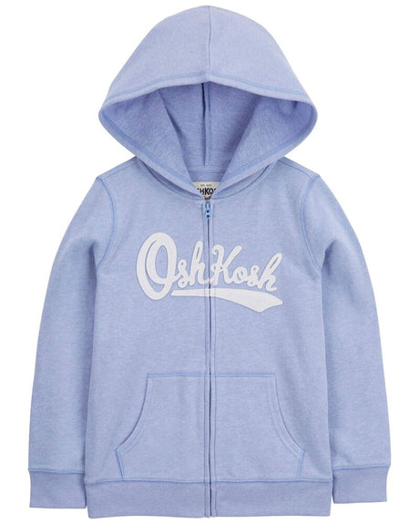 Sweat À Capuche Zippée À Logo OshKosh - Violet