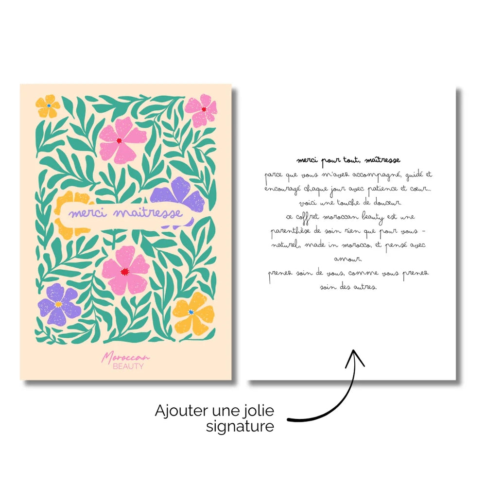 Moroccan Beauty Coffret Merci Maîtresse !