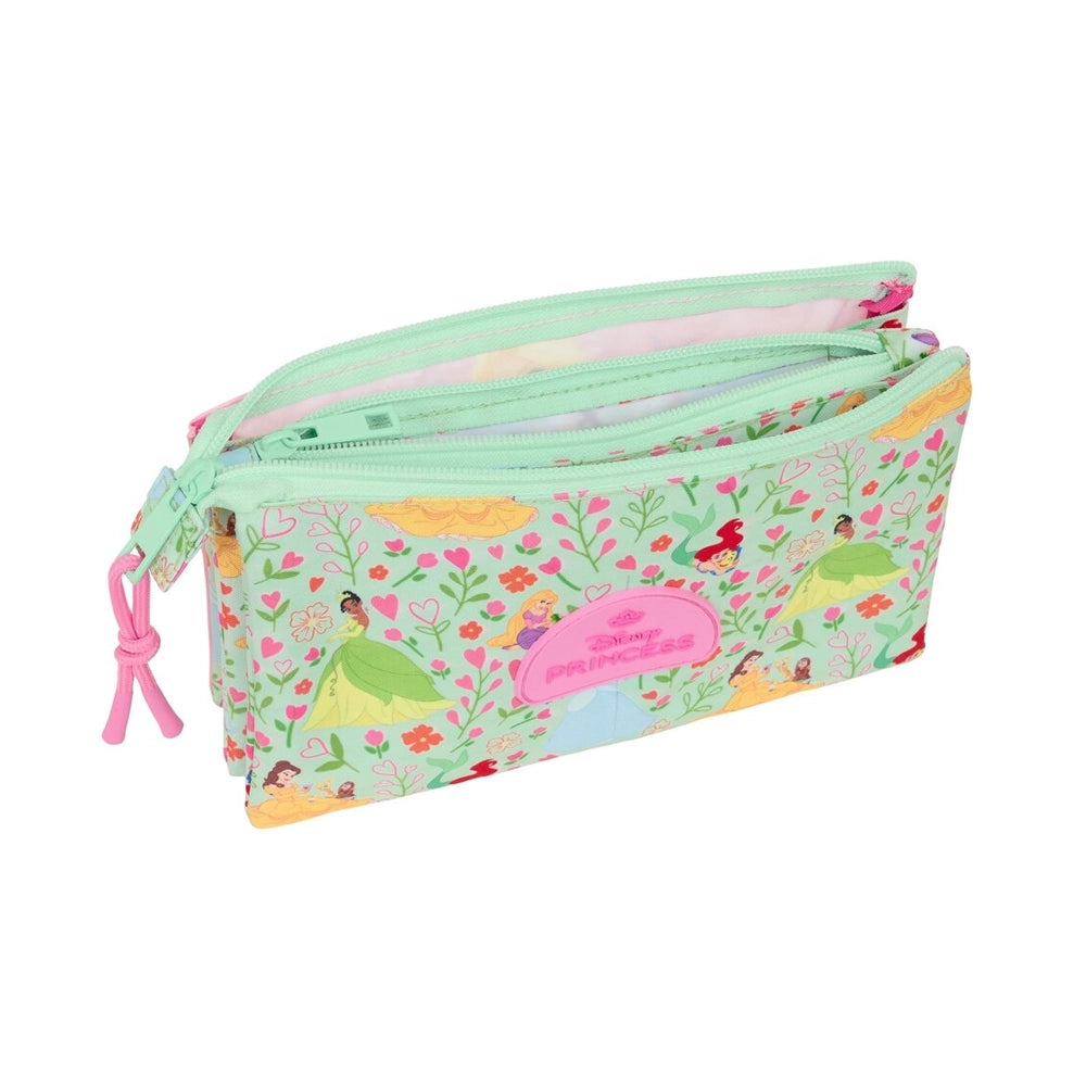 Safta Trousse Triple Compartiment - Princesses Disney "Bloom"