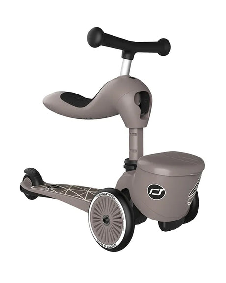 Scoot And Ride Trottinette 2en1 Highwaykick 1 Lifestyle - Brown Lines