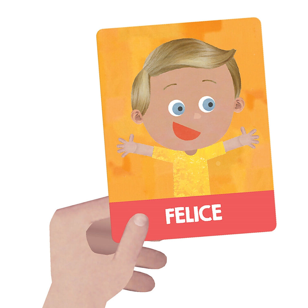 Flash Cards émotions et actions Montessori Headu - 1-4ans