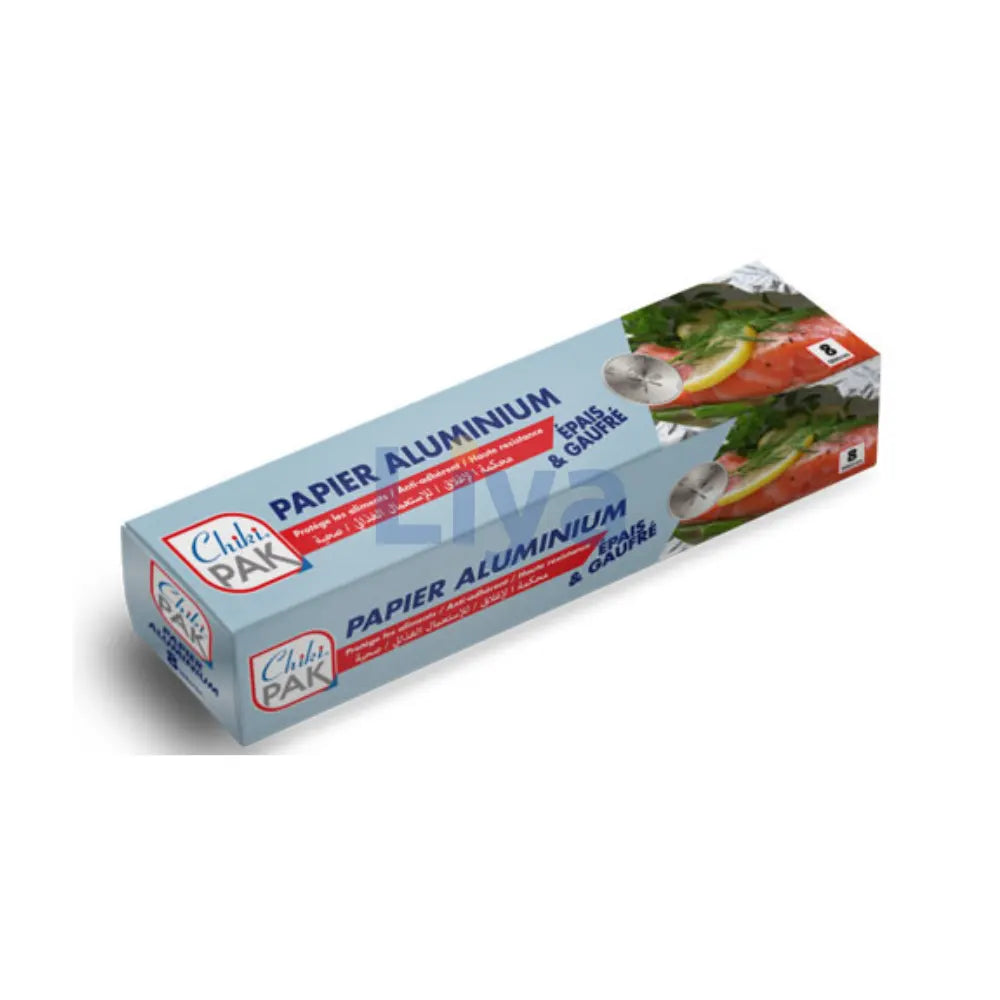 Papel de Aluminio Chiki Pak 8m