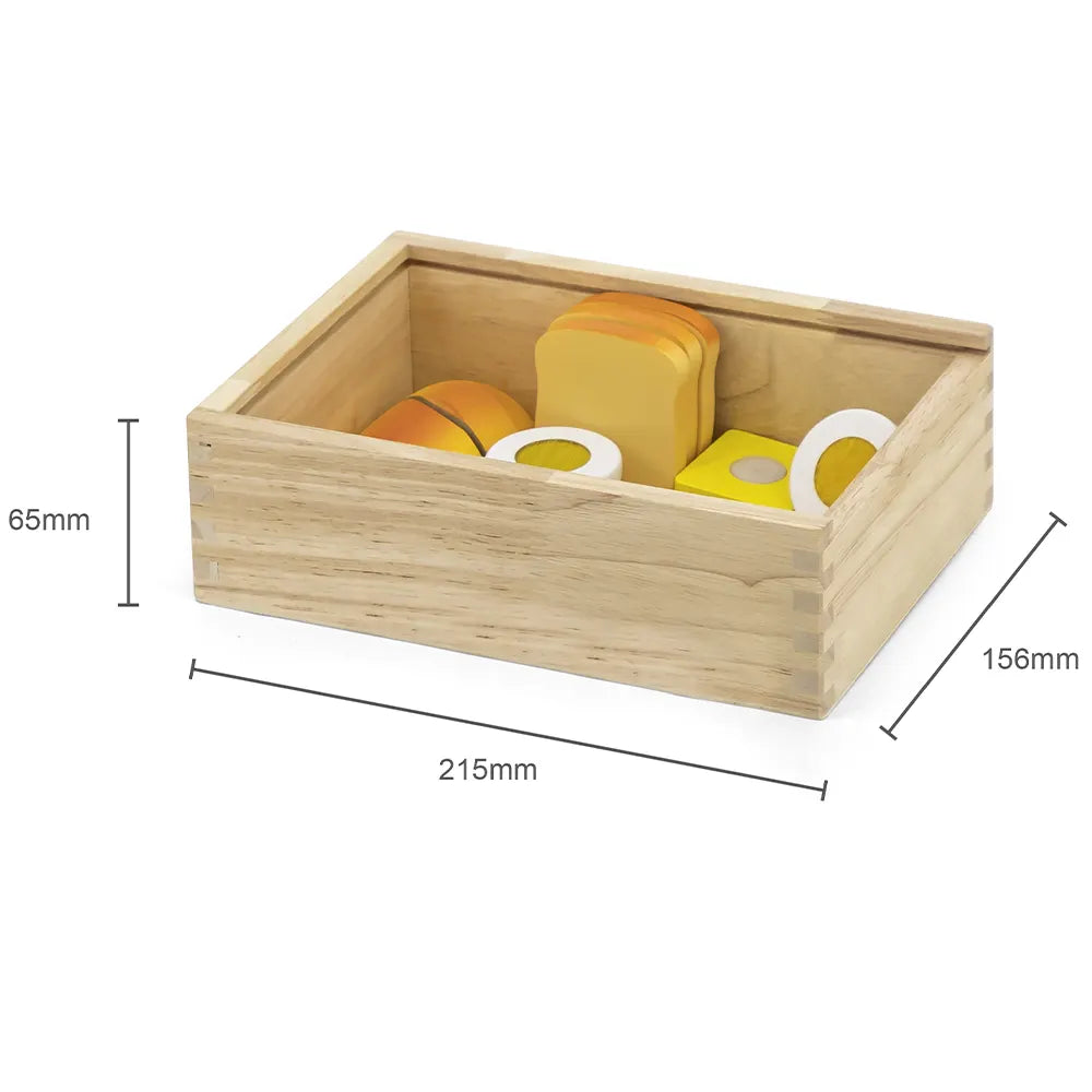 Viga Toys Set de Coupe de Petit Déjeuner 18M+