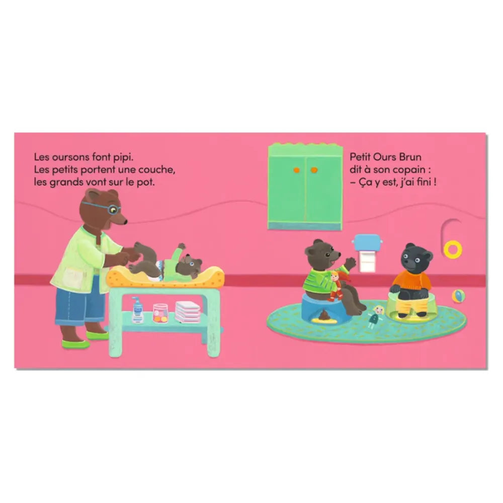 Petit Ours Brun Va à la Crèche – Mon Premier Livre Animé