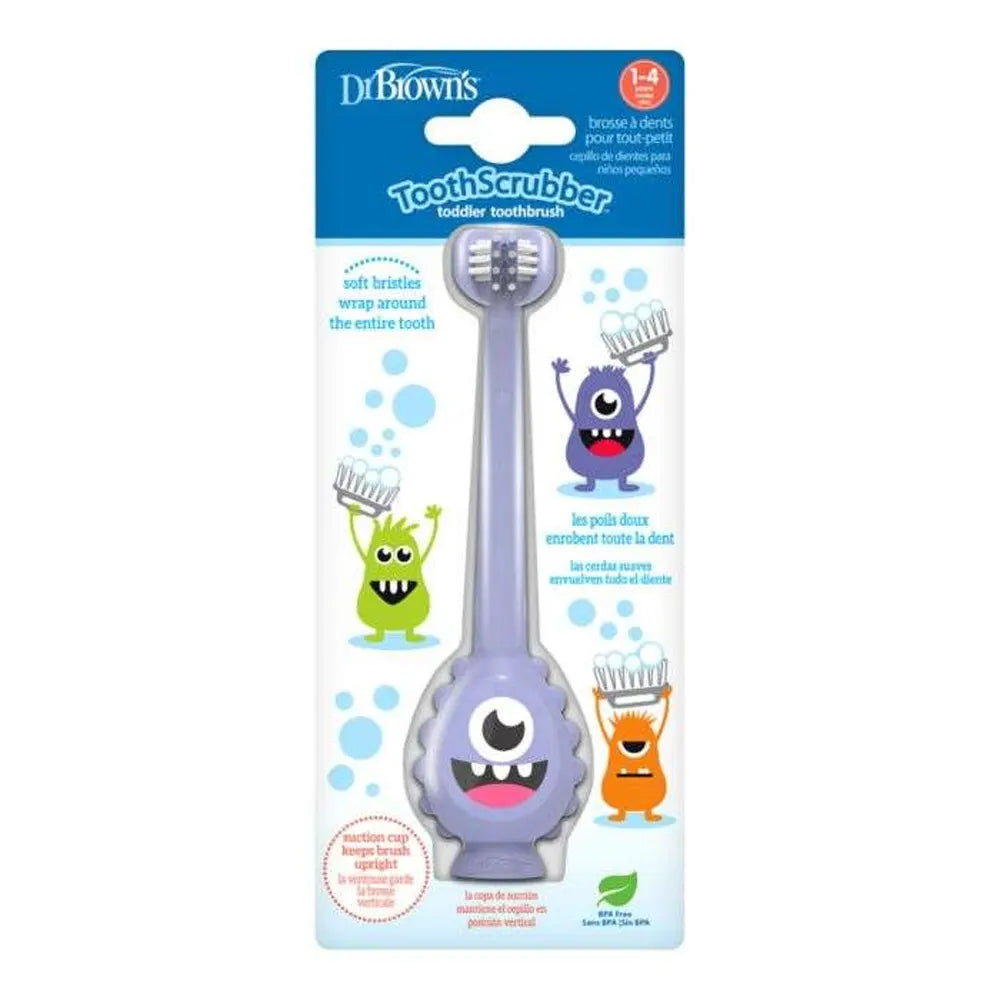 Dr. Brown's Monster Toothbrush 1-4A - Purple