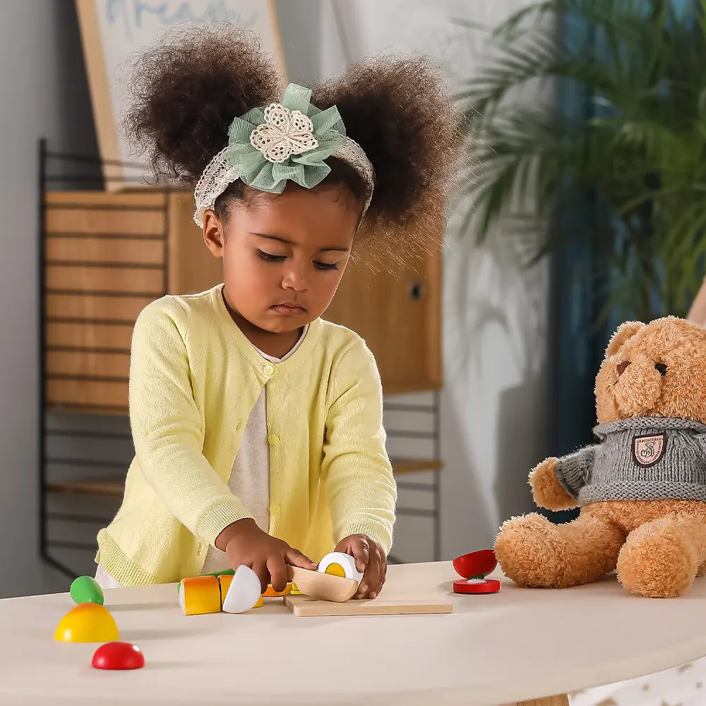 Viga Toys Set de Coupe de Petit Déjeuner 18M+