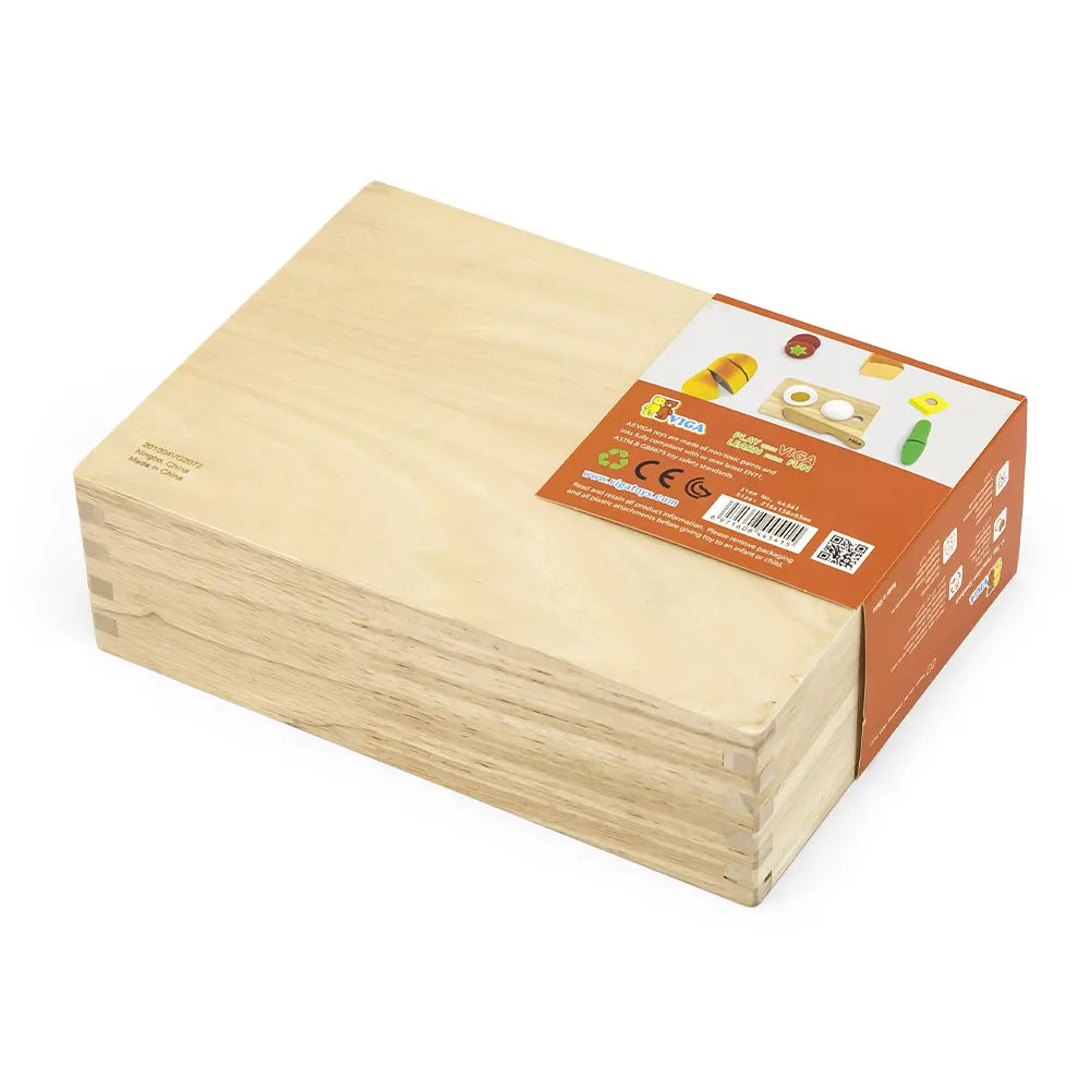 Viga Toys Set de Coupe de Petit Déjeuner 18M+